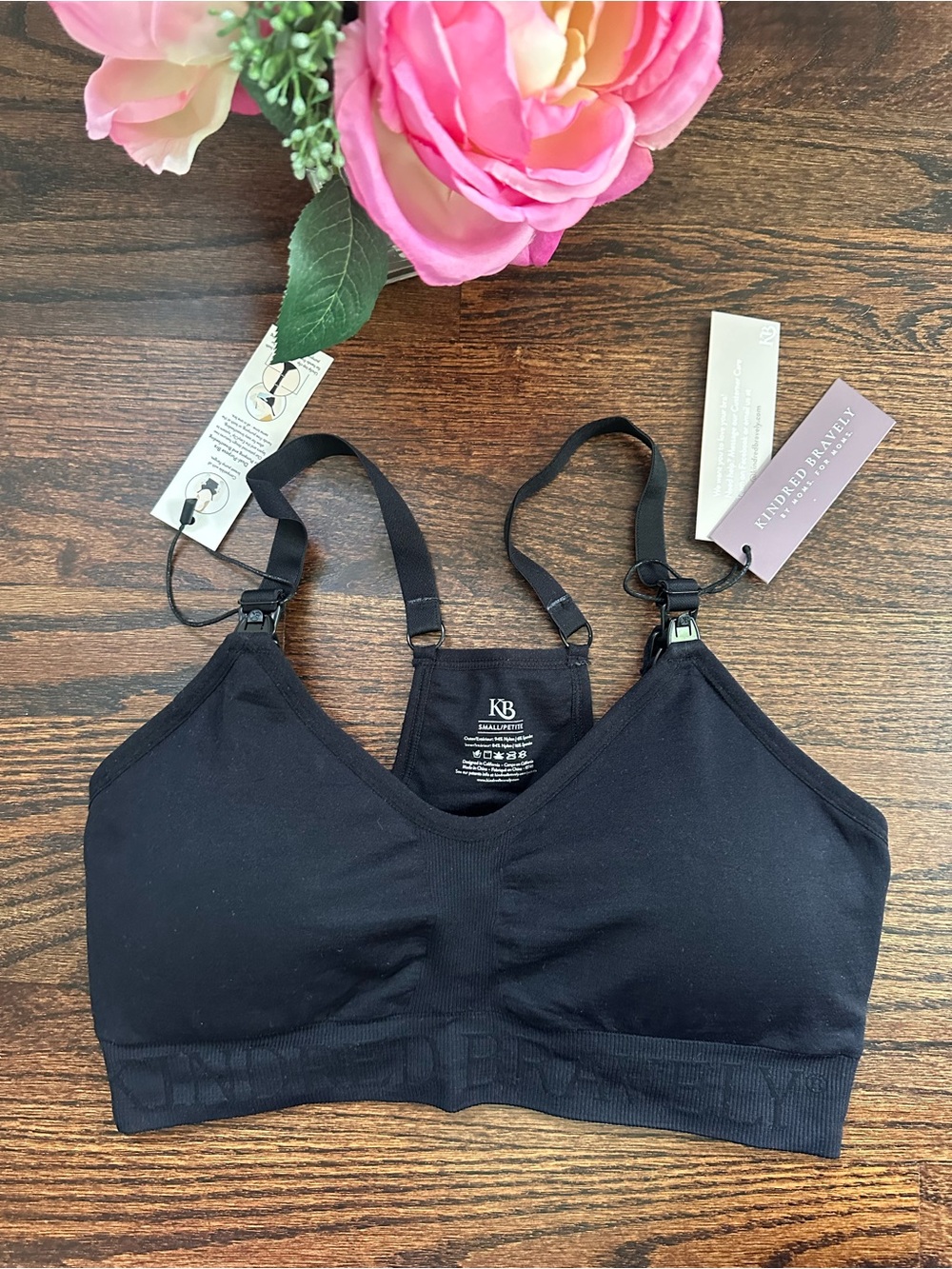 NWT Kindred Bravely Hands Free Sublime Pumping & Nursing sports bra, size S